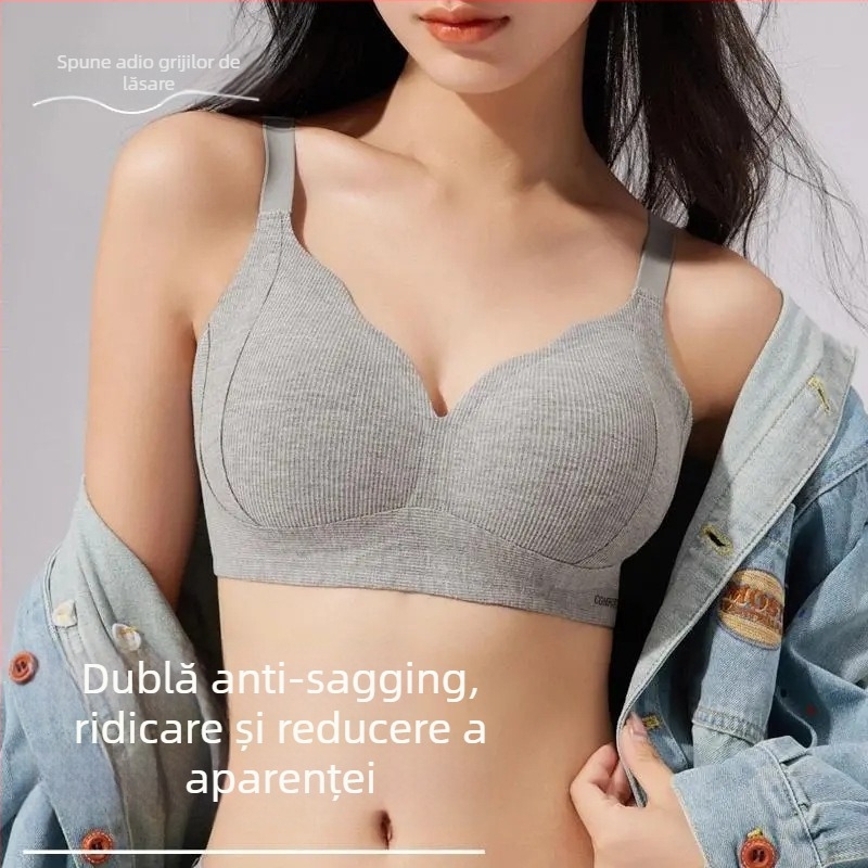 Sutien push-up pentru femei, cupă completă, închidere cu patru rânduri de cârlige la spate; material principal nylon; căptușeală nylon (90–95%); cupă bumbac.