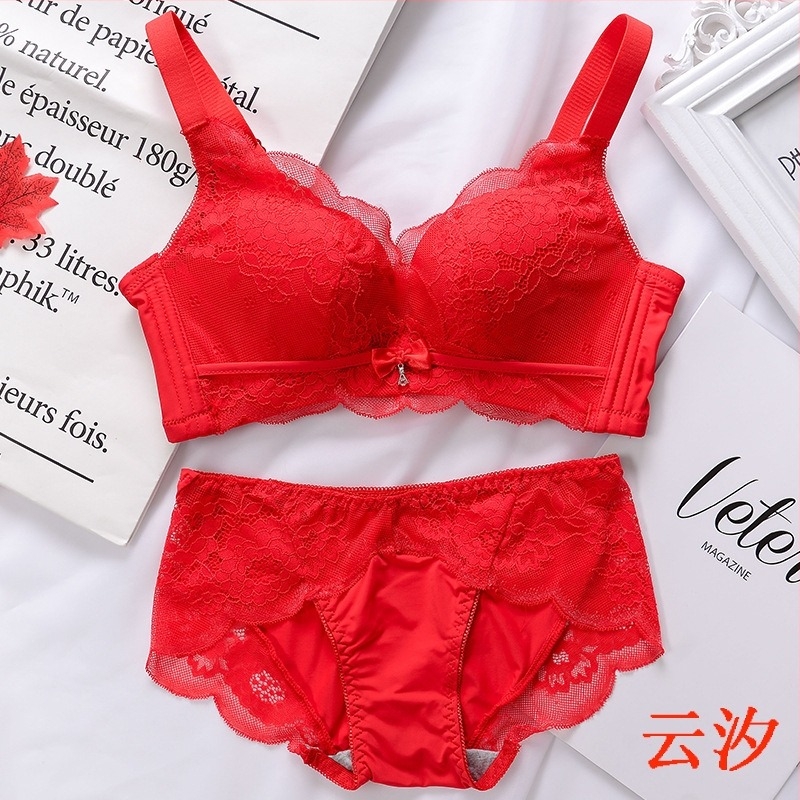 Set de sutiene din nylon, cupă 3/4, fără elemente metalice, bretele detașabile dublu, cupe din burete, închidere spate cu trei rânduri, stil luxos tradițional