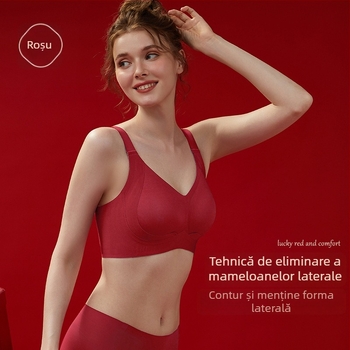 Set de sutiene cu cupă 3/4, cupă subțire modelată, închidere spate cu patru rânduri de cârlige, material din nylon