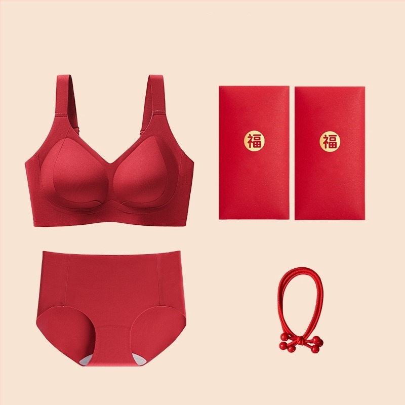 Set de sutiene cu cupă 3/4, cupă subțire modelată, închidere spate cu patru rânduri de cârlige, material din nylon