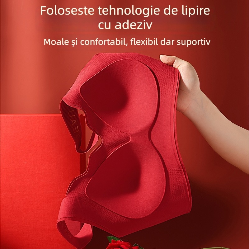  Sutien fără sârmă, în stil vestă, cupe pline, cupe turnate subțiri, material nylon, căptușeală nylon 70–80%