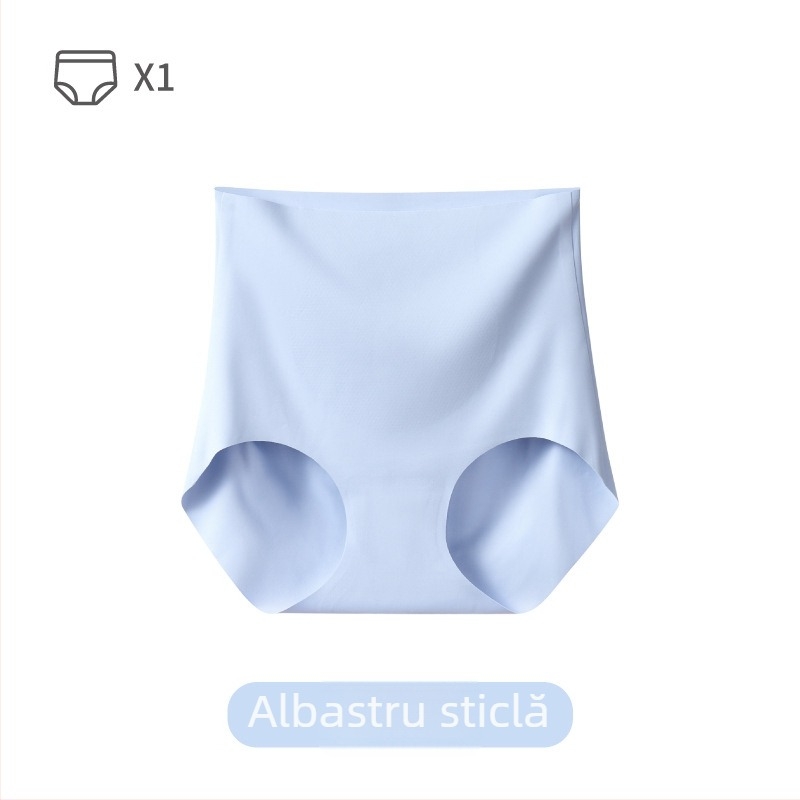 Boxer pentru femei cu talie înaltă, fără cusături, antibacterian, respirabil; ridicare a feselor și control al abdomenului; principal: Nylon/Ice Silk; căptușeală: viscose.