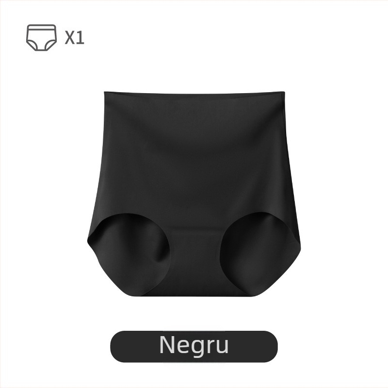 Boxer pentru femei cu talie înaltă, fără cusături, antibacterian, respirabil; ridicare a feselor și control al abdomenului; principal: Nylon/Ice Silk; căptușeală: viscose.