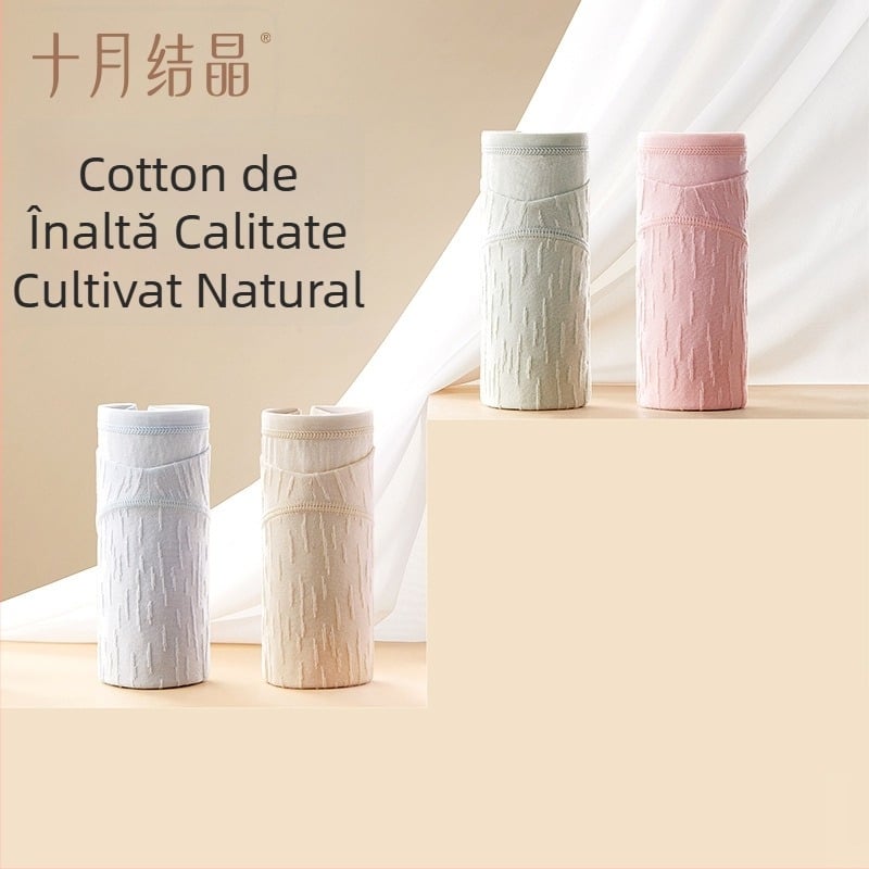 Chiloți de maternitate pentru toate etapele sarcinii – talie joasă, antibacterian, bumbac 90–95%, potriviți pentru toate sezoanele