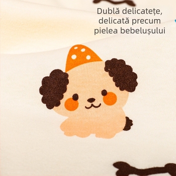 Pătură de înfășurat pentru bebeluși din bumbac 100% – pentru nou-născuți, greutate până la 0,5 kg, personalizabil, stil desen animat