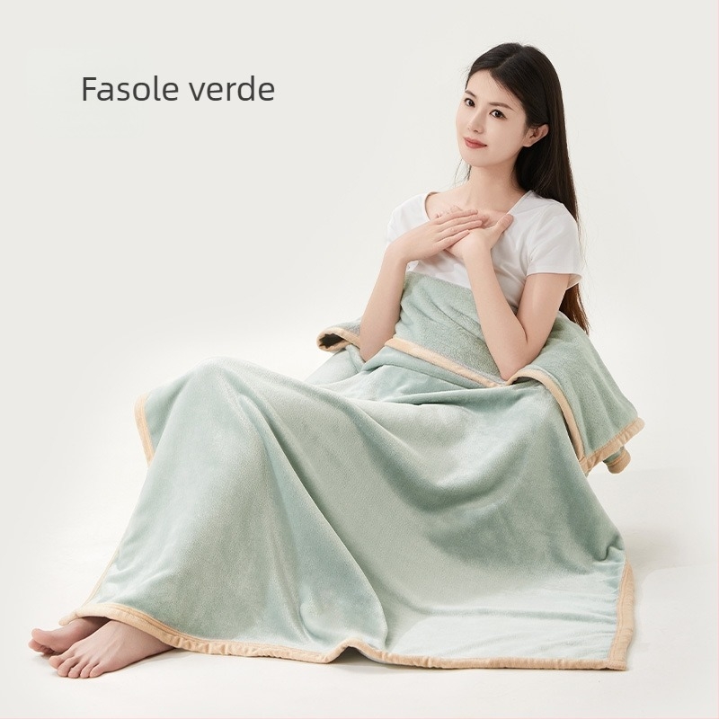 Pătură din flanelă cu broderie a logo-ului, 300–500 g, potrivită pentru toate sezoanele, pentru copii între 6 și 12 ani