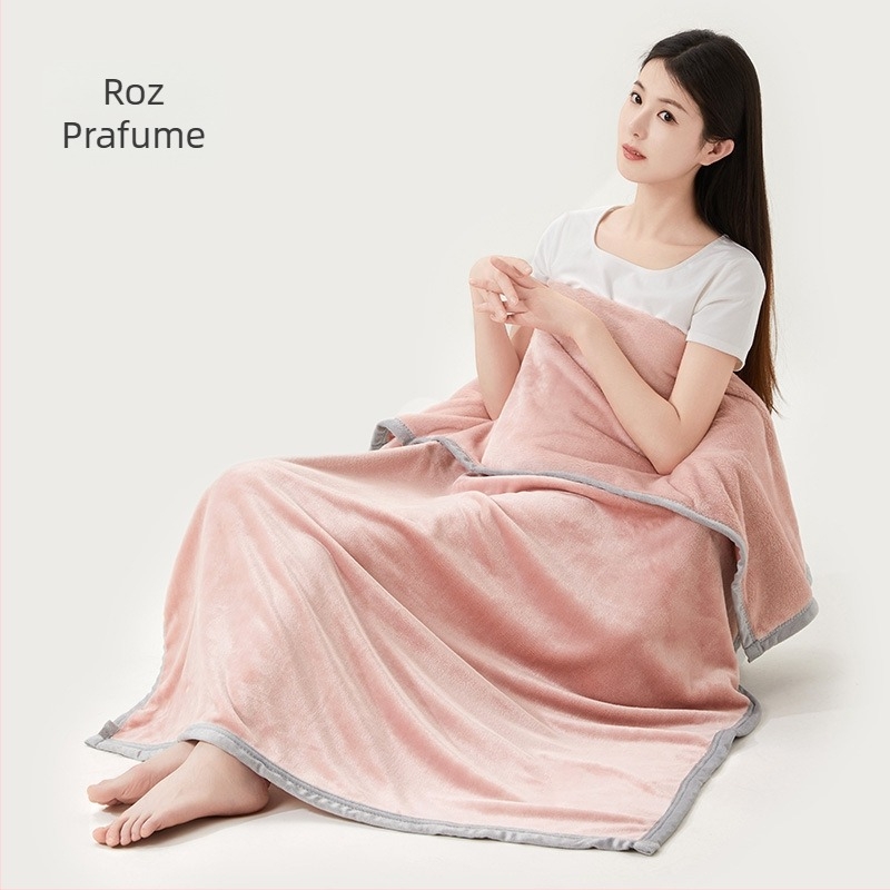 Pătură din flanelă cu broderie a logo-ului, 300–500 g, potrivită pentru toate sezoanele, pentru copii între 6 și 12 ani