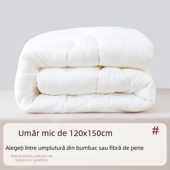 Rotus Nucleu de pilotă pentru copii, pentru grădiniță – primăvară-toamnă, umplutură din mătase și bumbac, țesătură din fibre chimice, potrivit pentru copii 0–6 ani