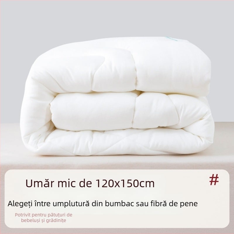 Rotus Nucleu de pilotă pentru copii, pentru grădiniță – primăvară-toamnă, umplutură din mătase și bumbac, țesătură din fibre chimice, potrivit pentru copii 0–6 ani