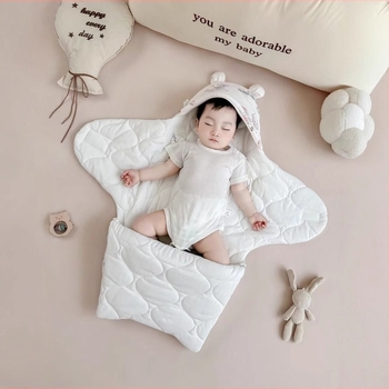 Sac de dormit pentru nou-născuți din bumbac – pânză din bumbac pur, ≤0,5 kg, primăvară-toamnă