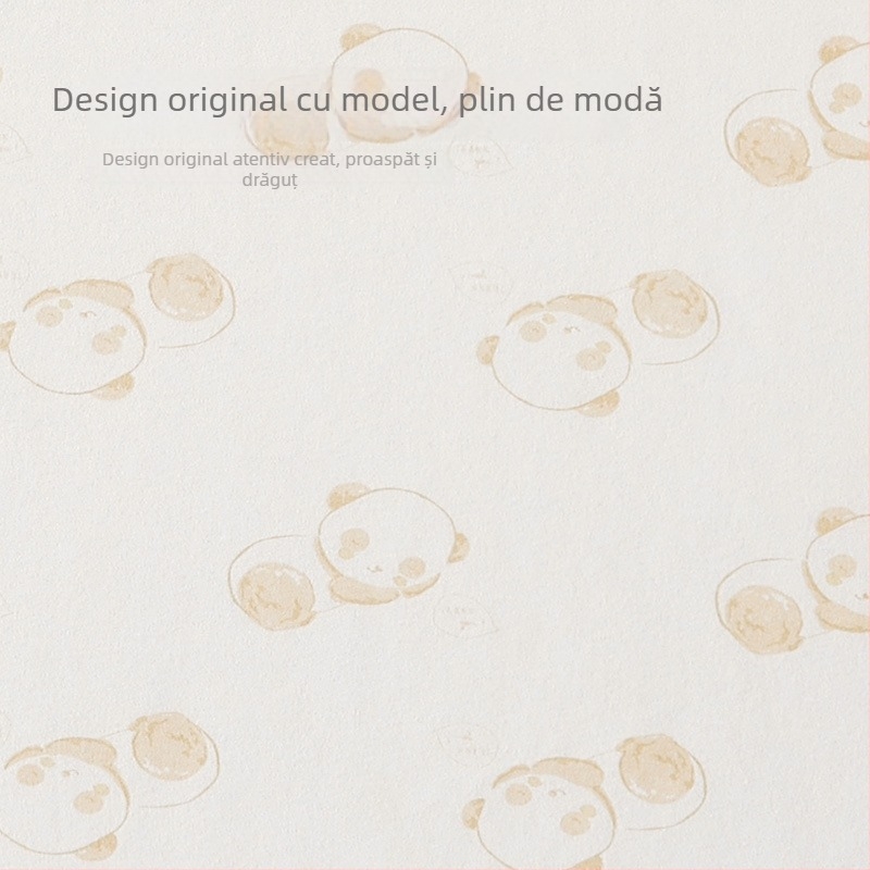 Pătură de înfășat pentru bebeluși – bumbac 100%, model cu animale, primăvară–toamnă, siguranță Clasa A, pentru sugari și copii mici