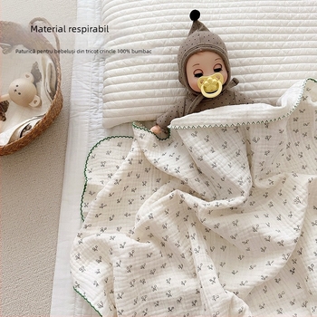 Bethmei Pătură de tifon pentru bebeluși – vară ușoară, 100–200 g, pentru nou-născuți și sugari