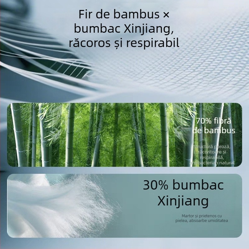 Pătură pentru înfășat nou-născuți, fibre de bambus, vară ușoară, până la 0,5 kg, design cartoon