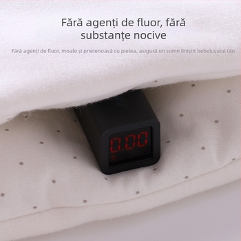 Pătură de îmbrățișare pentru nou-născuți, 260 g, țesătură din bumbac, umplutură poliester-bumbac, potrivită pentru iarnă și toamnă