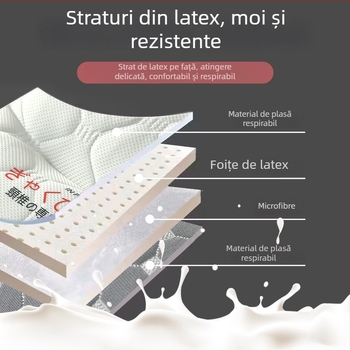Perne ortopedice din latex pentru tracțiune cervicală, dreptunghiulară, greutate 0,5–1,0 kg, conținut latex ≤70%, husă din fibre sintetice