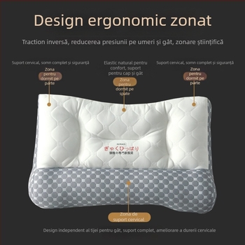 Perne ortopedice din latex pentru tracțiune cervicală, dreptunghiulară, greutate 0,5–1,0 kg, conținut latex ≤70%, husă din fibre sintetice