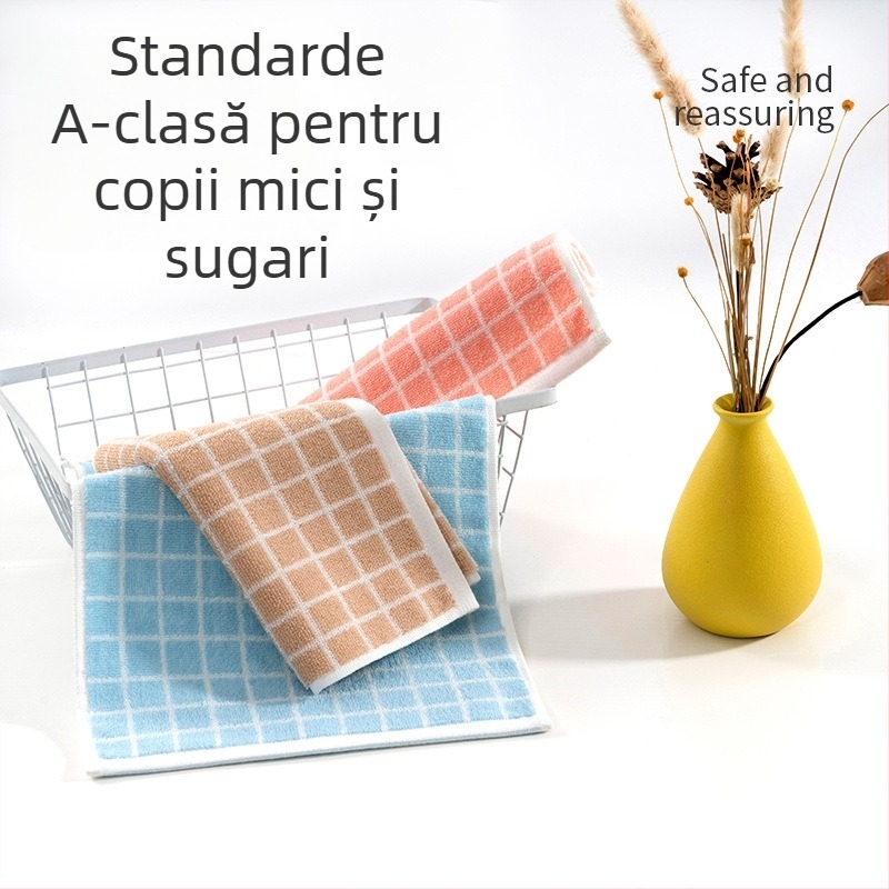 Prosop pentru copii, cu dungi, bumbac 100%, fir 32s, 50–80 g, prosop/față