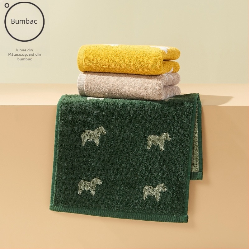 Prosop pentru copii, din bumbac pur, jacquard 32s, greutate 50–80 g