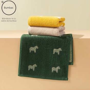 Prosop Jacquard pentru copii, bumbac 100%, 32s, 50 g, absorbant și moale