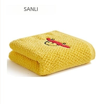 Prosop de baie pentru copii cu broderie, model desen animat, din bumbac, 50–80 g