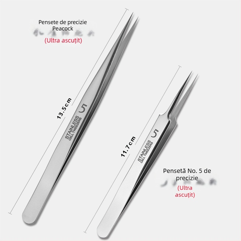 Set instrumente extragere coșuri – oțel inoxidabil, vârfuri ultra-ascuțite, îndepărtare comedoane, Daisy, durată de valabilitate 2 ani