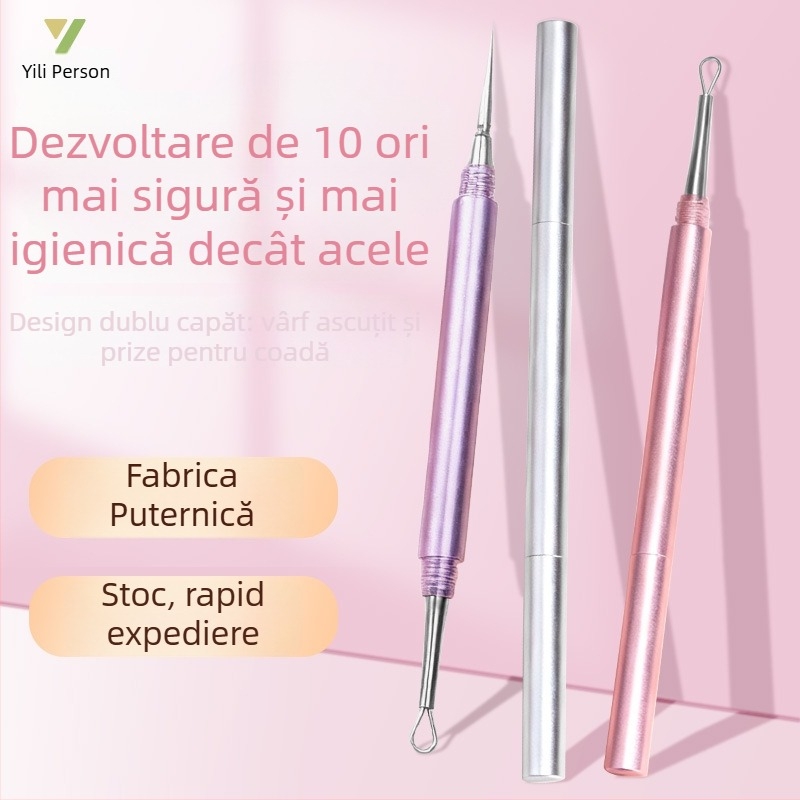 Yiliren Acnee Needle din oțel inoxidabil – Grad medical, de unică folosință, precizie în eliminarea punctelor negre și a coșurilor