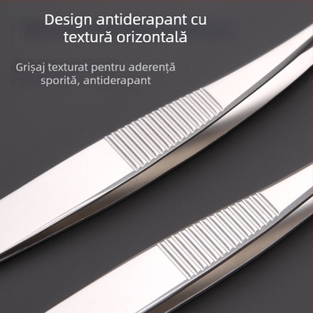Clește din oțel inoxidabil pentru acnee și puncte negre – marca Medium Tweezers, fără import, destinat utilizării zilnice