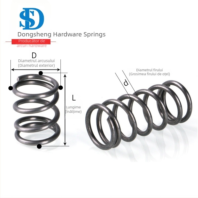Arcuri din oțel cu carbon înalt și oțel inoxidabil — arcuri de compresie și arcuri de tracțiune pentru meșteșuguri