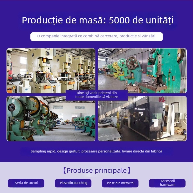 Arcuri din oțel cu carbon înalt și oțel inoxidabil — arcuri de compresie și arcuri de tracțiune pentru meșteșuguri