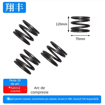 Spiră de compresie din oțel – modelele 3.0 și 0.7; sarcină 100; limită de compresie 100