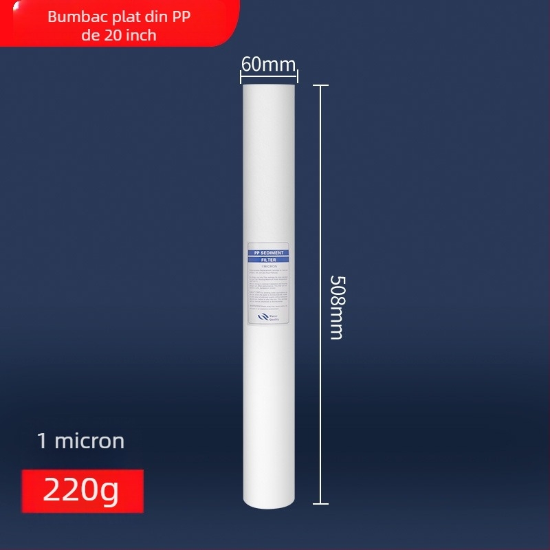 Element Filtru pentru Purificator de Apă – Polipropilenă, Filtru PP Cotton, Montaj frontal, Debitul 500 L/h