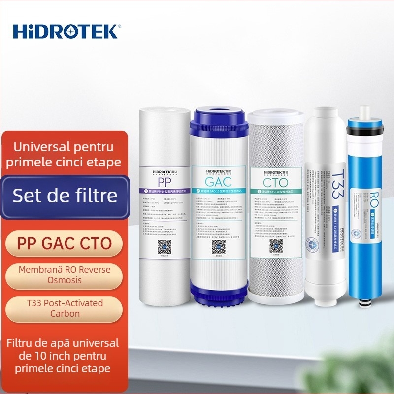 Element filtru pentru purificator de apă, PP bumbac, filtrare, filtrare fizică, HIDROTEK/Diamond