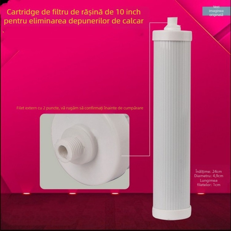 Element filtrant pentru purificator de apă, destinat utilizării pe birou, cu dedurare și reducere a depunerilor de calcar, capacitate 6L, filtru nivel 1