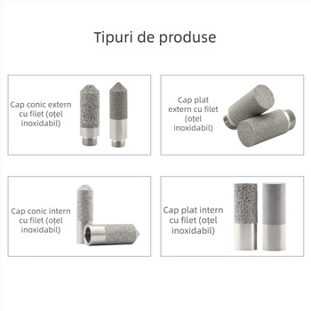 Element filtrant din oțel inoxidabil 316L poros sinterizat - rezistență la temperaturi înalte, rezistență la coroziune, porozitate 15-45%, rezistență la presiune 3-5 MPa