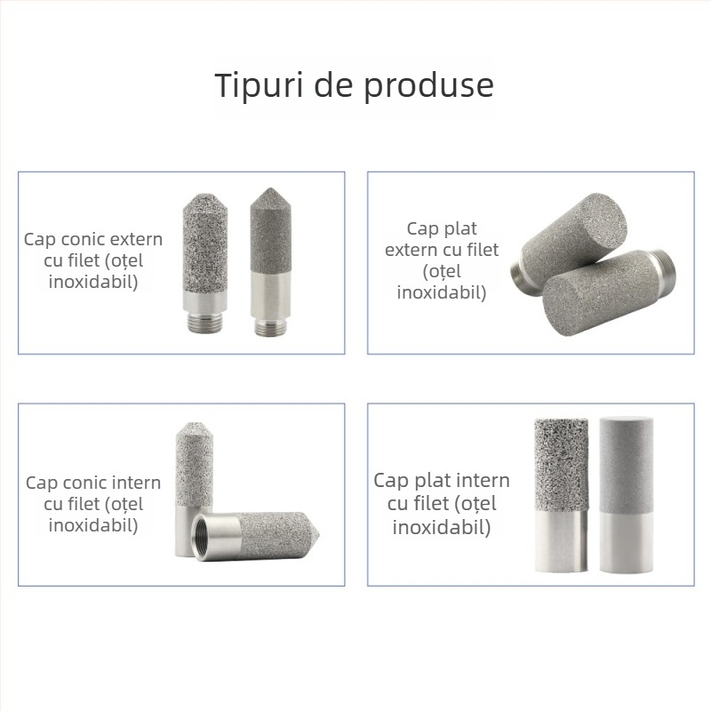 Element filtrant din oțel inoxidabil 316L poros sinterizat - rezistență la temperaturi înalte, rezistență la coroziune, porozitate 15-45%, rezistență la presiune 3-5 MPa