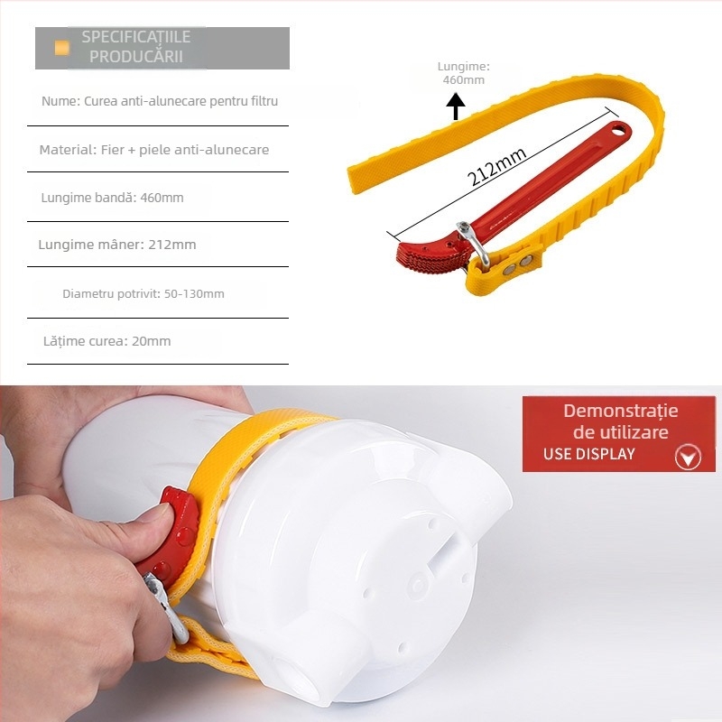 Cheie universală pentru purificator de apă, pentru demontarea filtrelor și a carcaselor, din fier, compatibil RO, ambalaj 100 buc.