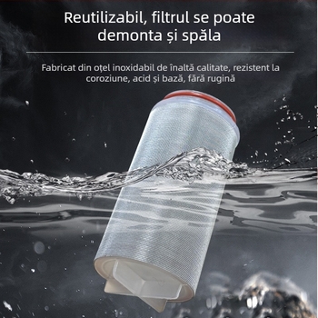 Element de filtrare din oțel inoxidabil pentru purificatorul de apă, model MYJ-01, 40 microni, filtrează sedimentul, pentru interiorul filtrului