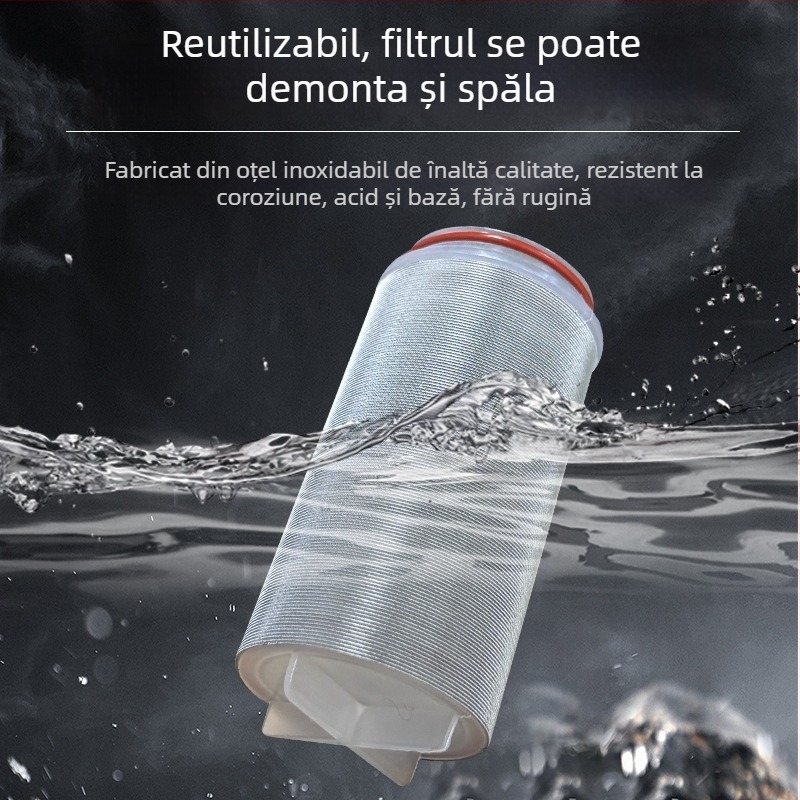 Element de filtrare din oțel inoxidabil pentru purificatorul de apă, model MYJ-01, 40 microni, filtrează sedimentul, pentru interiorul filtrului
