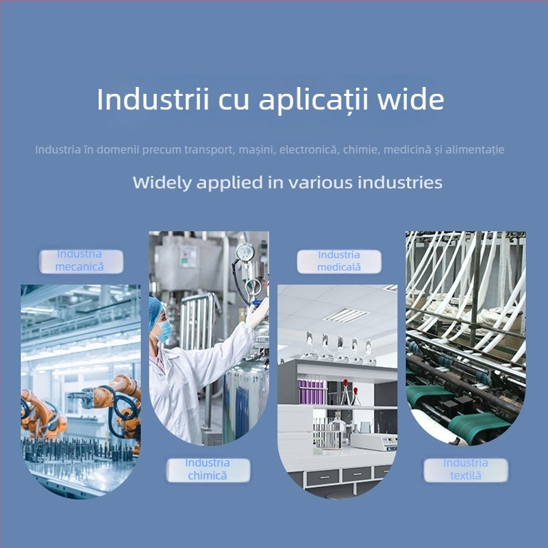 Cartuș de filtru pentru praf eficient, plasă de poliester, element filtrant pliabil, model cu acoperire E, temperatură maximă de funcționare 150