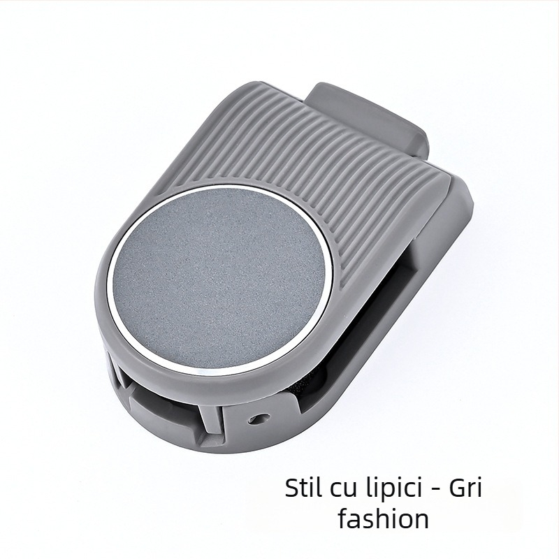 Clip pentru ochelari auto din aliaj – clip pentru ochelari, suport pentru bilete/ID, spațiu de depozitare pentru obiecte mici