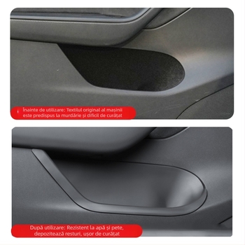 Cutie de depozitare pentru bord Tesla Model Y/3 — Plastic, Impermeabil, Rezistentă la presiune, Cu mâner