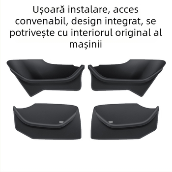 Cutie de depozitare pentru bord Tesla Model Y/3 — Plastic, Impermeabil, Rezistentă la presiune, Cu mâner
