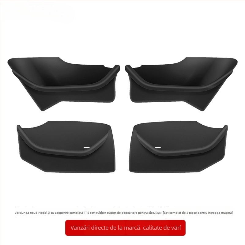 Cutie de depozitare pentru bord Tesla Model Y/3 — Plastic, Impermeabil, Rezistentă la presiune, Cu mâner