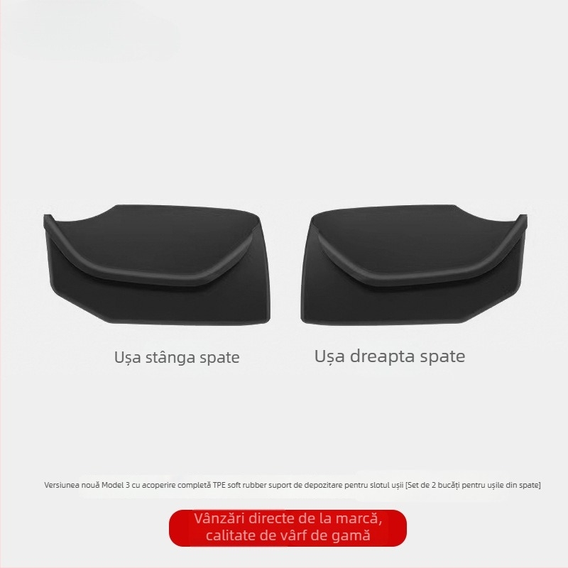 Cutie de depozitare pentru bord Tesla Model Y/3 — Plastic, Impermeabil, Rezistentă la presiune, Cu mâner