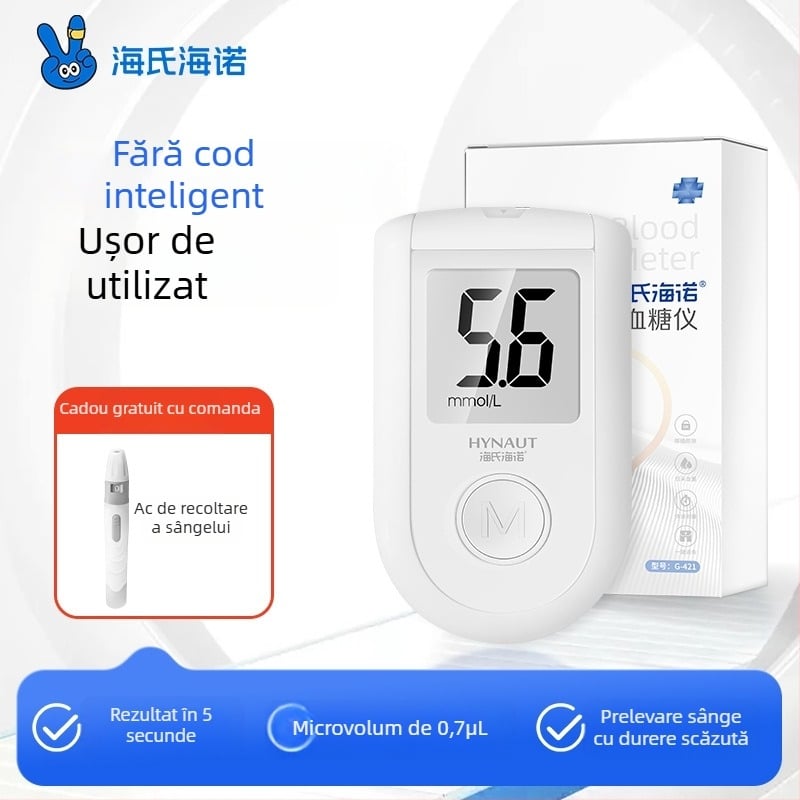 Benzi test glicemie Hainuo — reutilizabile, 50 benzi, calitate medicală