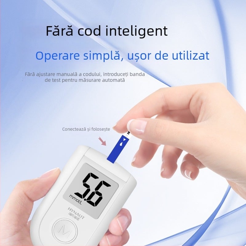 Benzi test glicemie Hainuo — reutilizabile, 50 benzi, calitate medicală