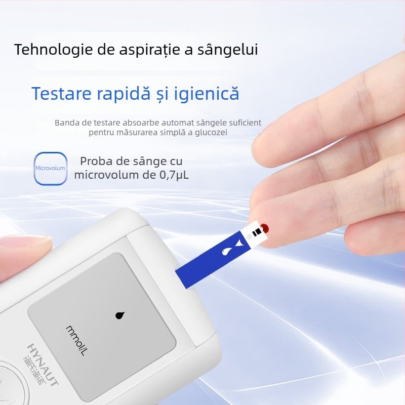 Benzi test glicemie Hainuo — reutilizabile, 50 benzi, calitate medicală