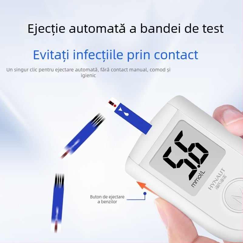 Benzi test glicemie Hainuo — reutilizabile, 50 benzi, calitate medicală