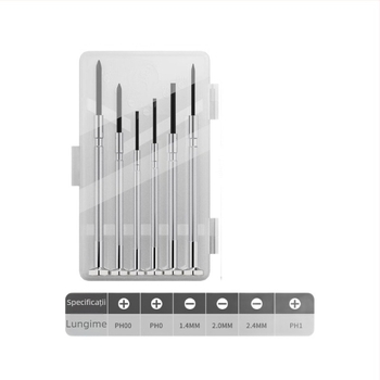 Set de șurubelnițe Delixi electric pentru ceasuri, ochelari și telefoane – oțel CR-V, fără izolație