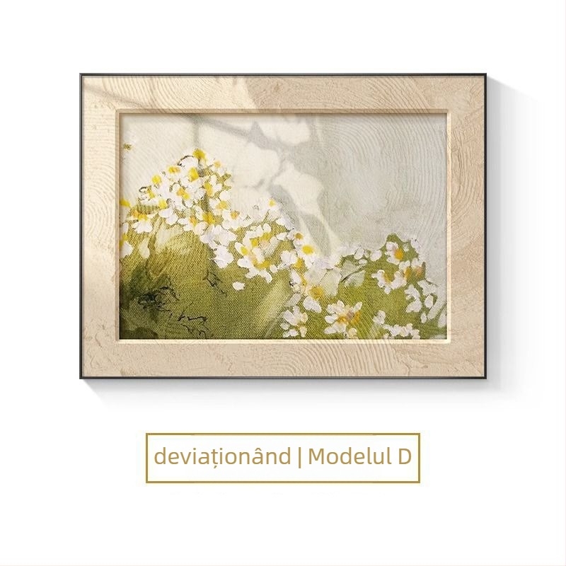 Tablou decorativ pentru cutia de contoare în stil nordic, încadrat pentru agățare, imprimare inkjet pe cadru PS cu film de cristal, un set de două rame pentru spațiul cutiei de contoare